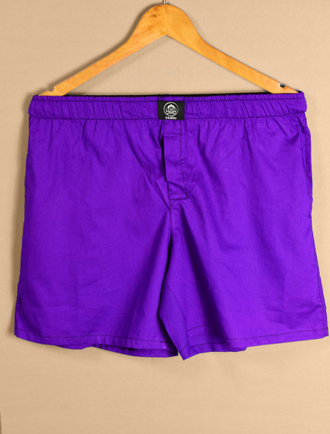 Cotton Light Weight Plain Boxers Saabu Mode  Purple 2