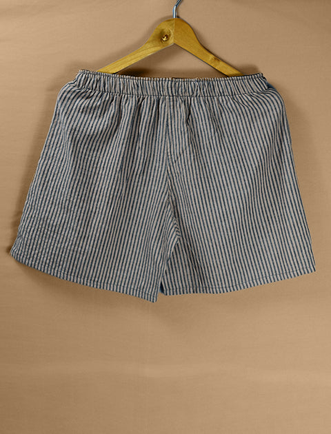 90's Dust Brown Printed Cotton Boxers - Saabu mode