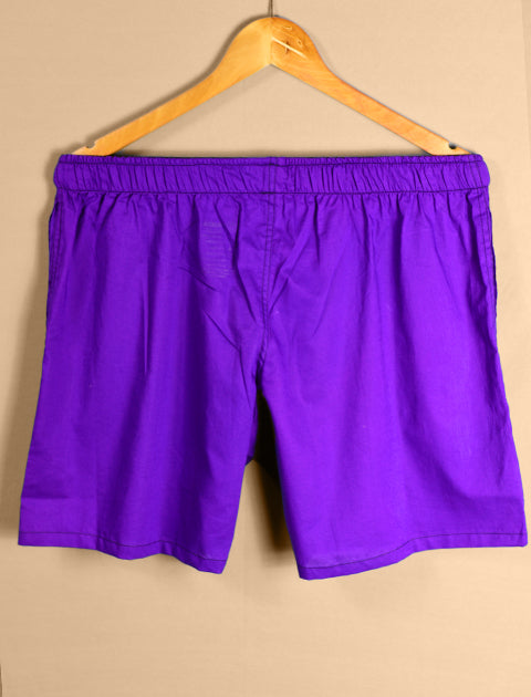 Cotton Light Weight Plain Boxers Saabu Mode  Purple 3