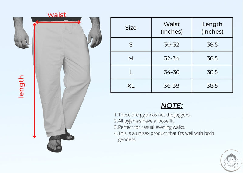 Gray Flat Unisex Comfort Fit Casual Pent Style Pyjama/Lower - Saabu mode